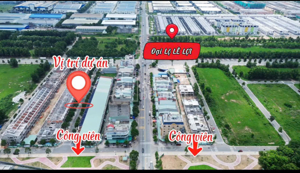 Cần bán gấp shophouse tại tp.mới bình dương 2 mt kinh doanh 288m2 giá đầu tư trả trước 920 triệu